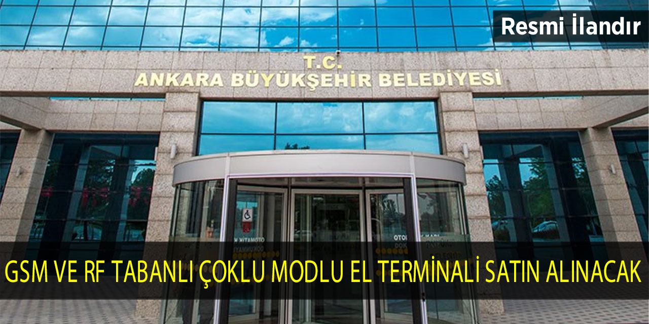 ABB GSM ve RF Tabanlı çoklu modlu el terminali satın alacak