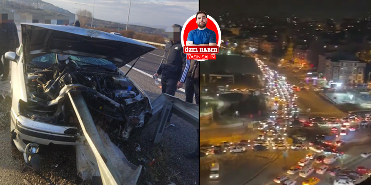 Ankara'da korkutan trafik kazaları yaşandı: Farklı ilçelerde yaşanan kazalar trafiği kilitledi
