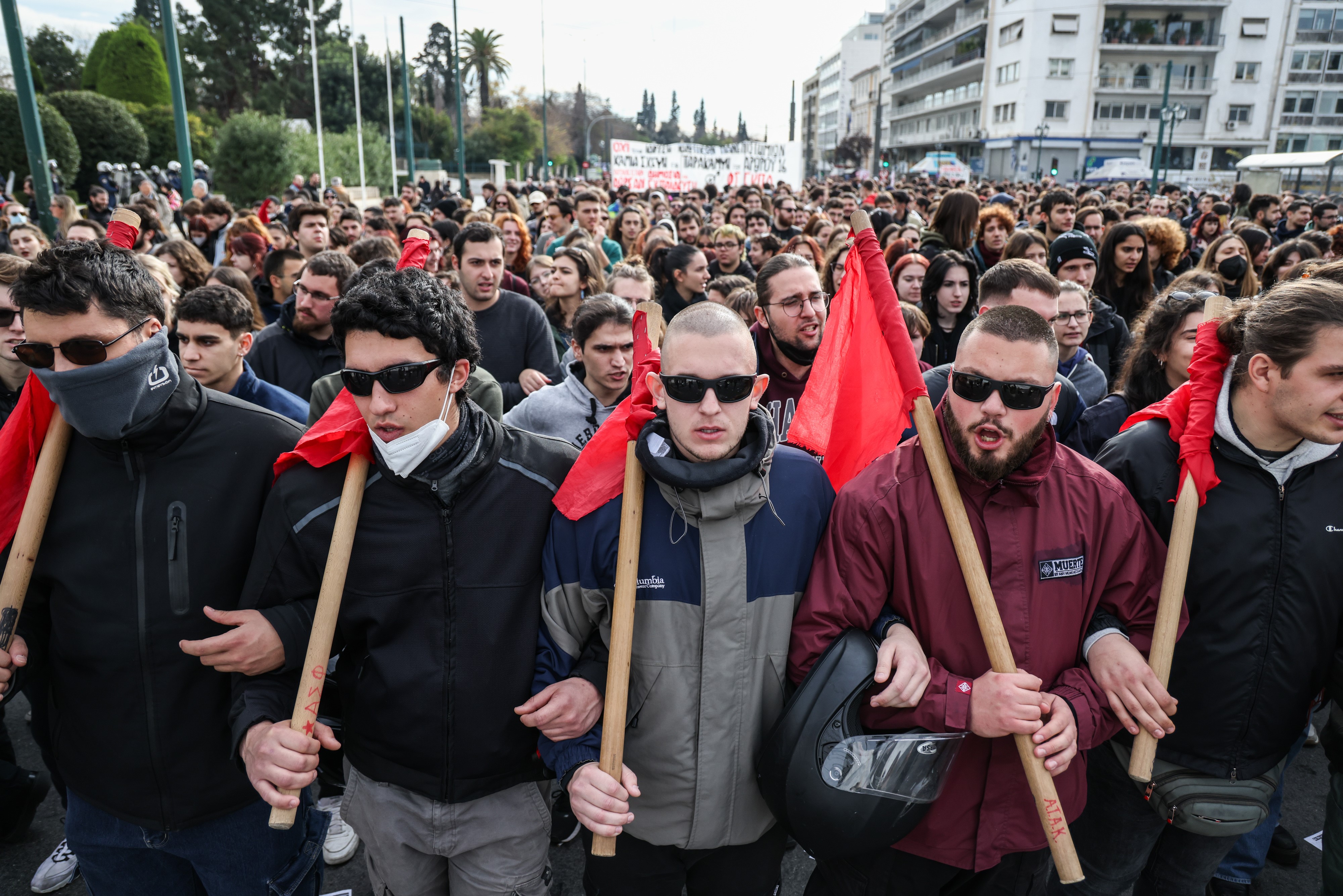 Yunanistan'da özel üniversiteye onay çıktı, öğrenciler sokakta eylem yaptı