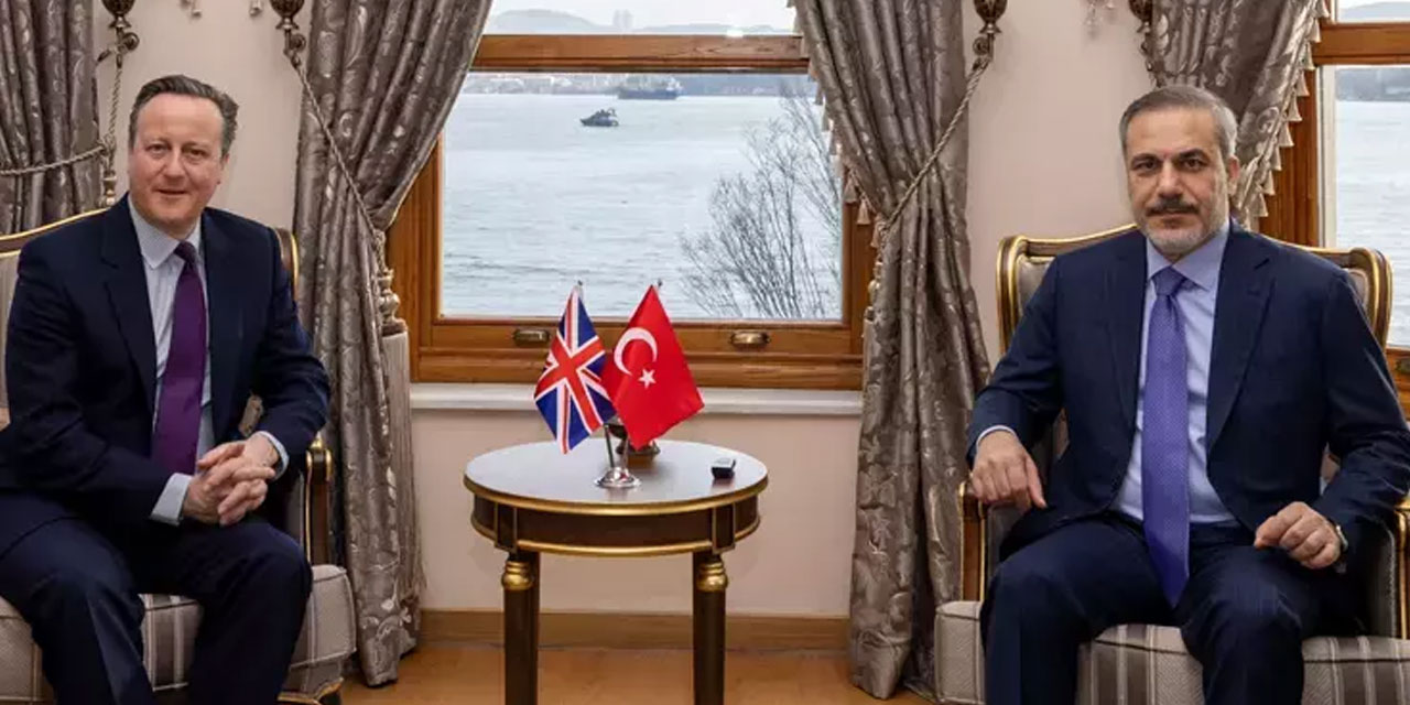 Dışişleri Bakanı Hakan Fidan, İngiliz mevkidaşıyla görüştü