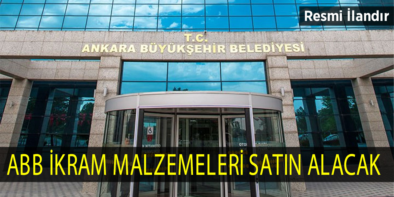 ABB ikram malzemeleri satın alacak