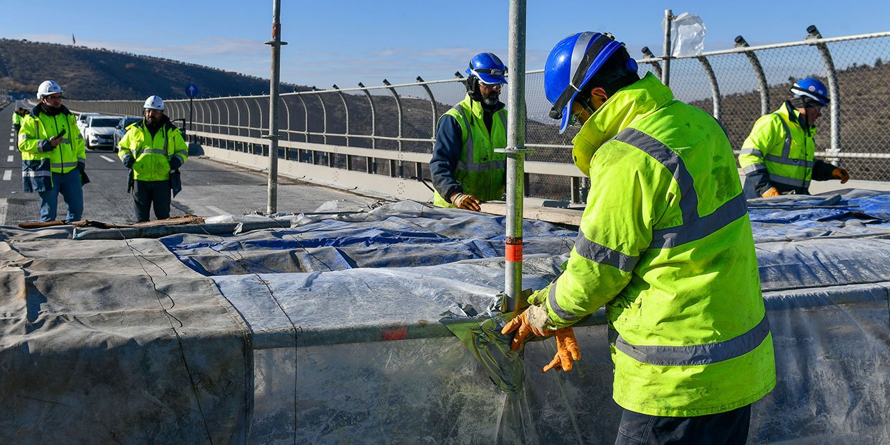 ABB'den İmrahor Viyadük'üne bakım çalışması