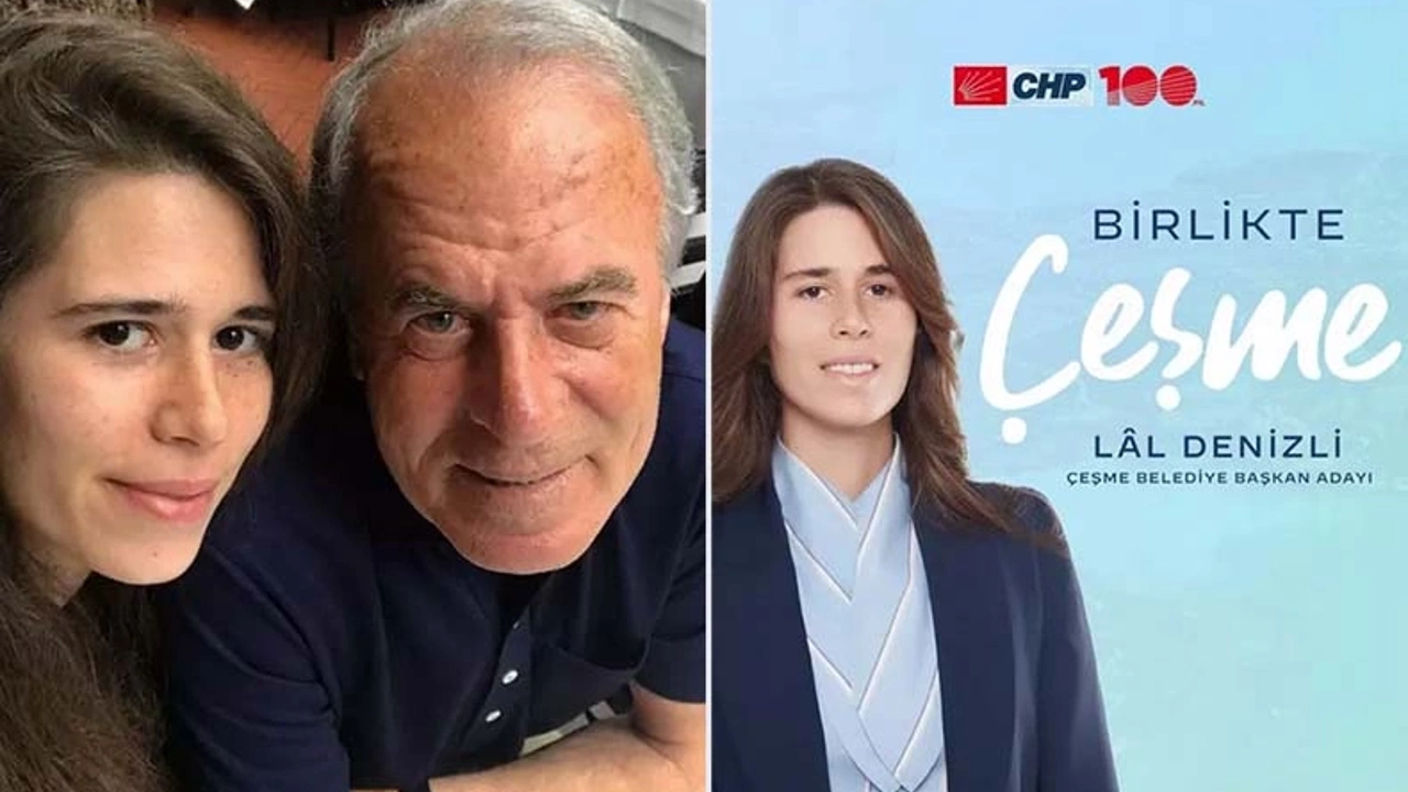 Çeşme'de CHP'nin adayı Mustafa Denizli'nin kızı Lal Denizli
