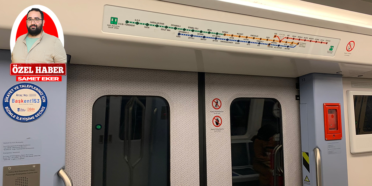 Ankara metrolarında gösterge panellerinin çalışmaması ve sesli anonsların olmaması engelli vatandaşları zorluyor