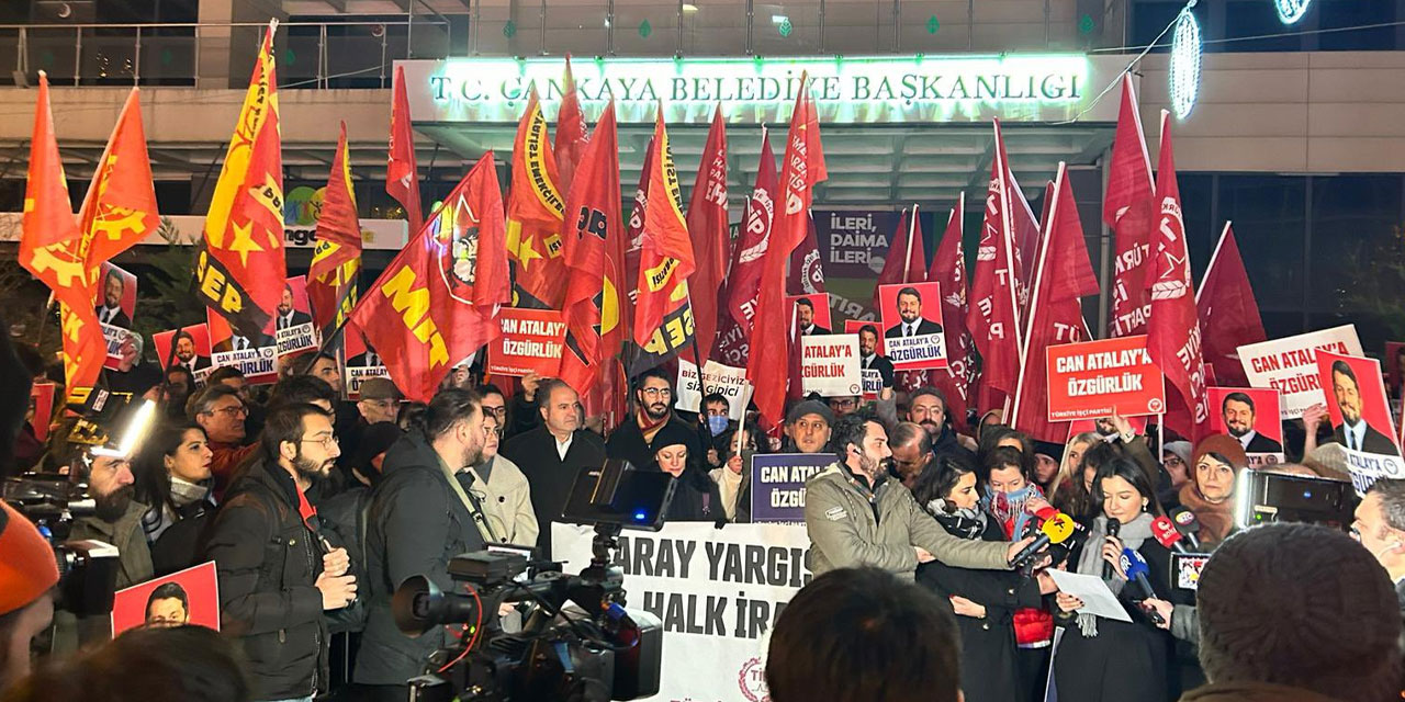 Ankara’da ‘Can Atalay’ tepkisi! TİP, Sakarya Caddesi'nde kararı protesto etti