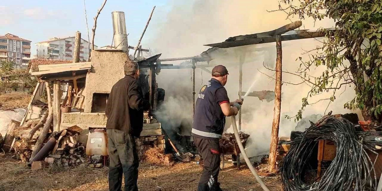 Çorum Sungurlu'da yangın!