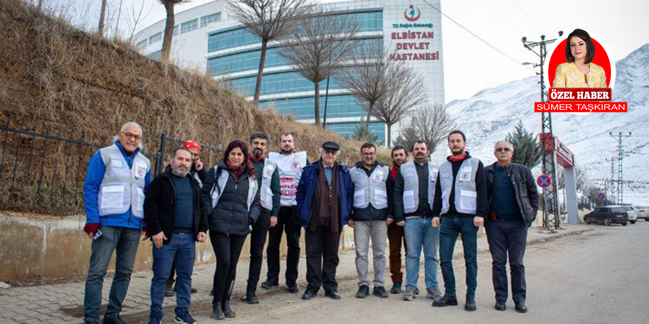 TTB heyeti, Kahramanmaraş'ta depremzedeleri unutmadı