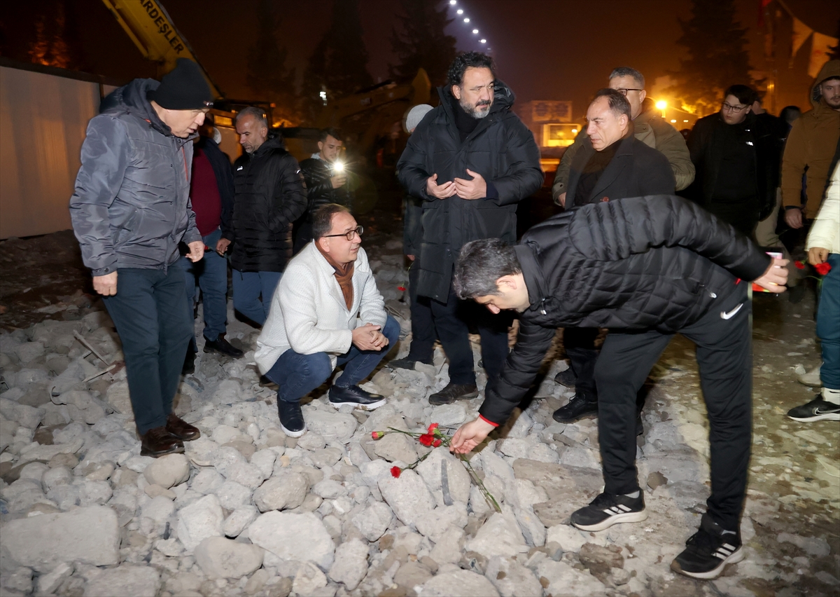 Kahramanmaraş'ta depremde yaşamını kaybedenler anıldı