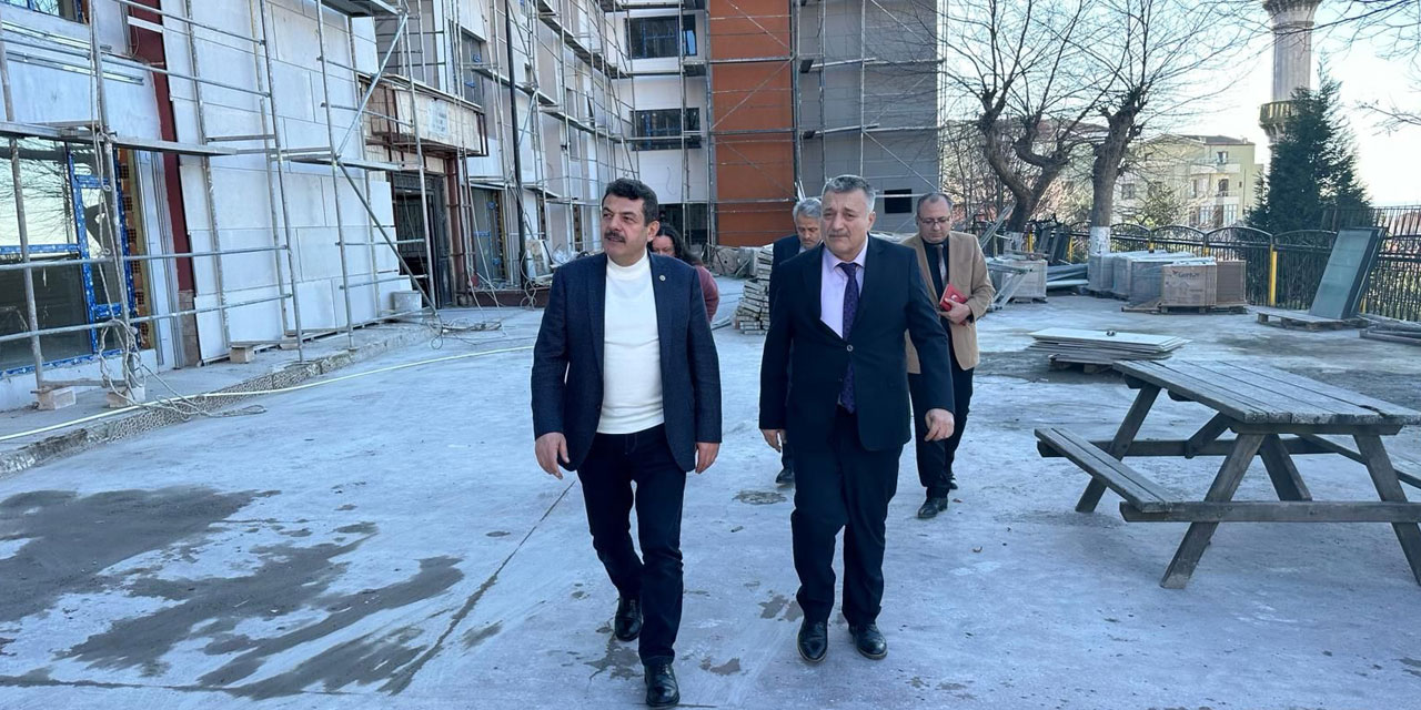 Zonguldak Milletvekili Muammer Avcı, deprem güçlendirmesi yapılan 3 okulu yerinde inceledi
