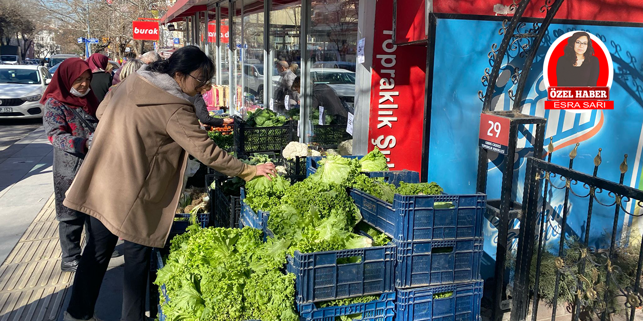Ankara'da sebze fiyatları cep yakıyor!