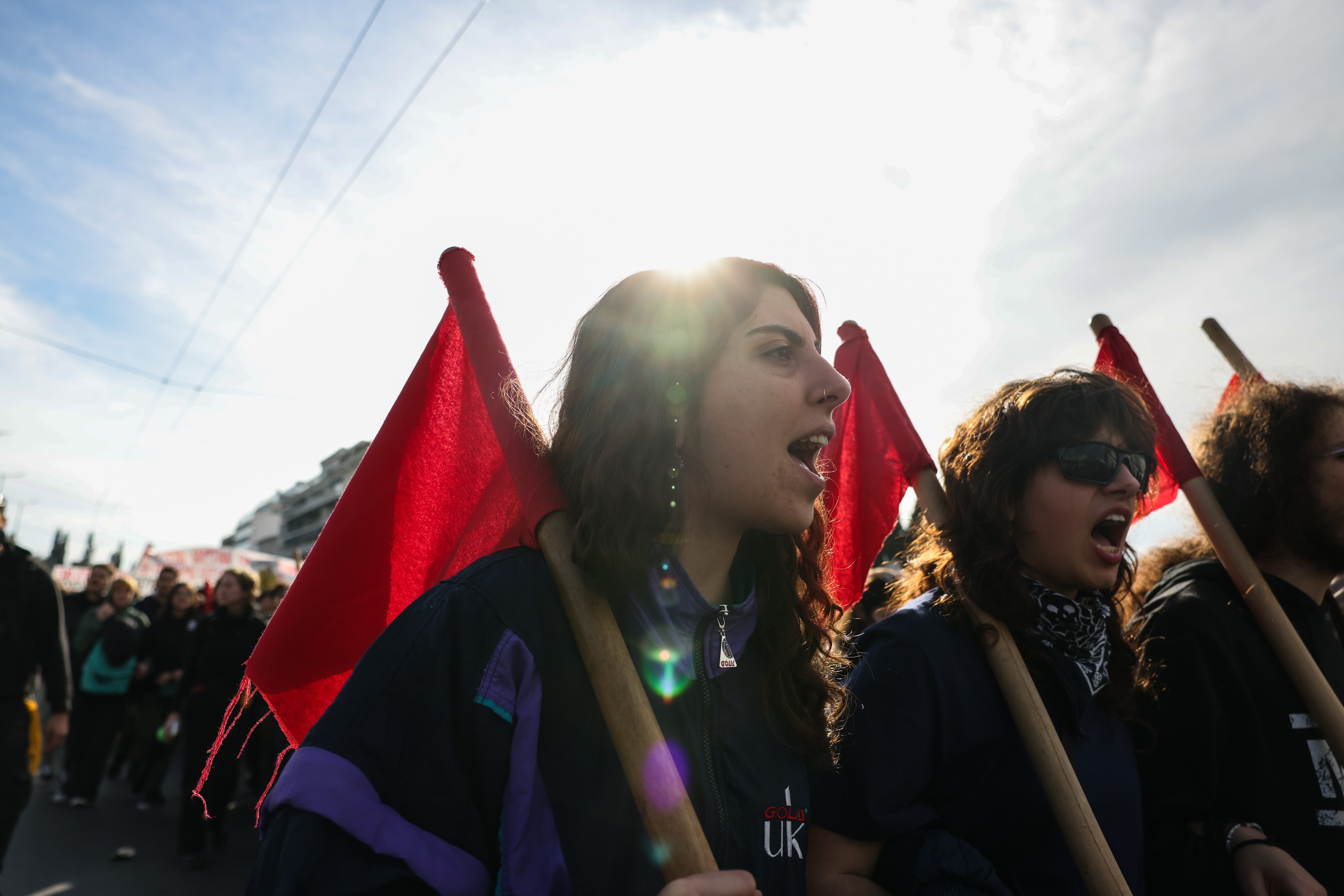 Yunanistan gençliği özel üniversitelere karşı ayakta