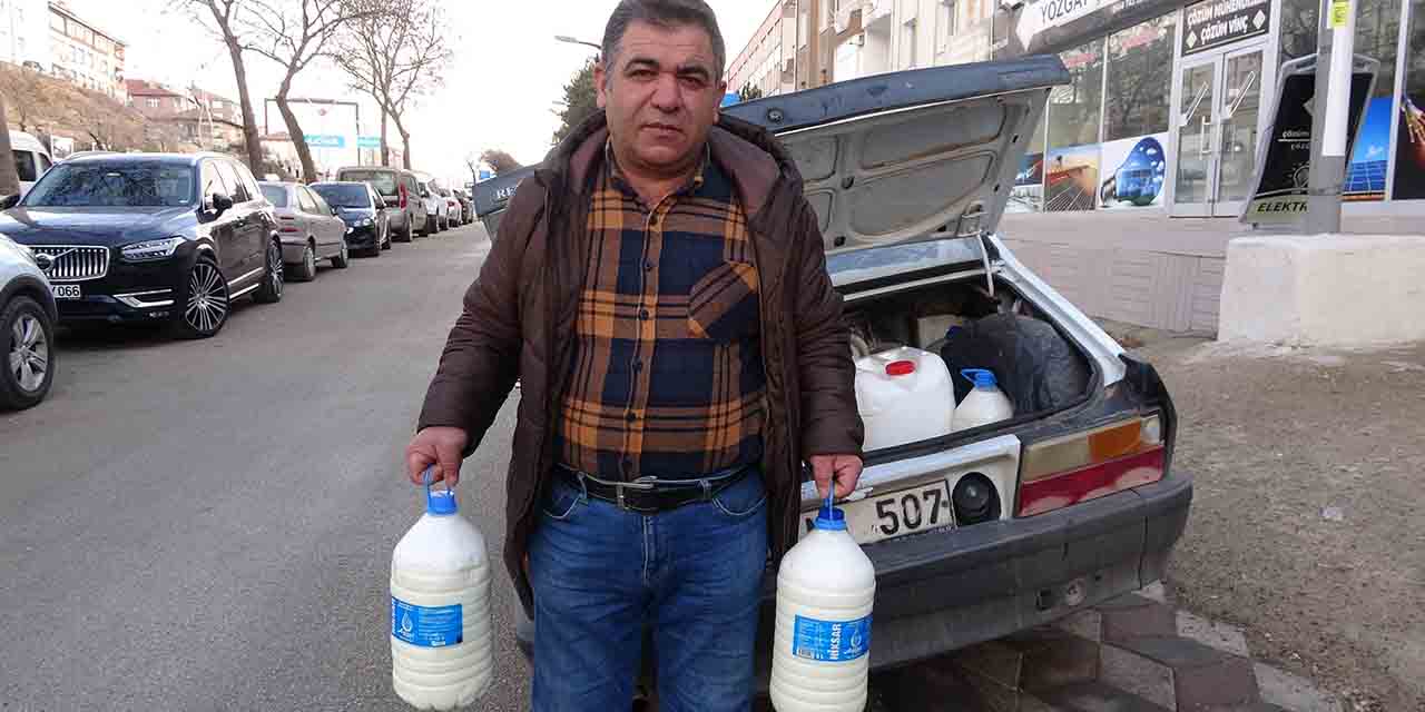 Yozgatlı çiftçiden örnek davranış! Bakın süt için ne yapıyor...