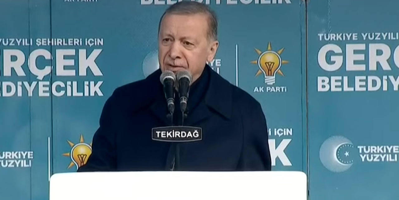 Cumhurbaşkanı Erdoğan Tekirdağ'da konuşuyor | ''Varsa yanlışımız düzelteceğiz''