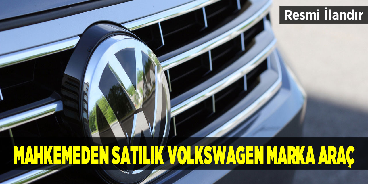 Mahkemeden satılık Volkswagen marka araç