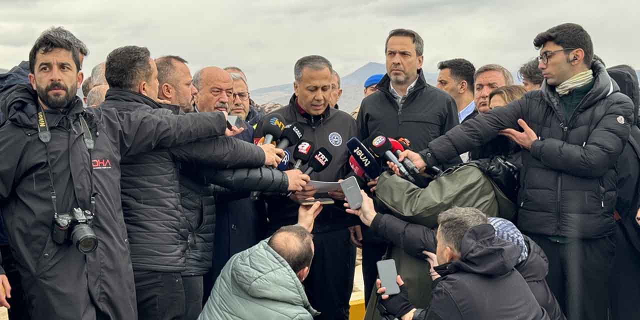 İçişleri Bakana Ali Yerlikaya'dan son dakika Erzincan açıklaması