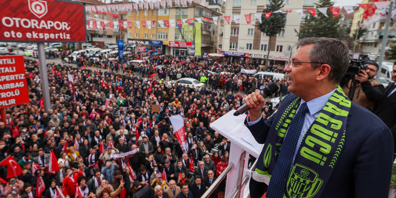CHP Lideri Özgür Özel, Ankara’da Mansur Yavaş için rekor oy bekliyor