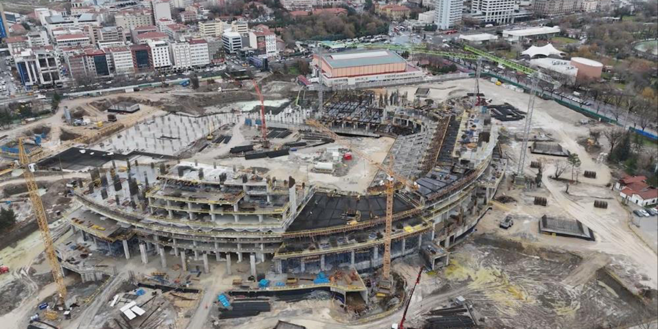 19 Mayıs Stadyumu'nun yapım çalışmalarına tam gaz devam