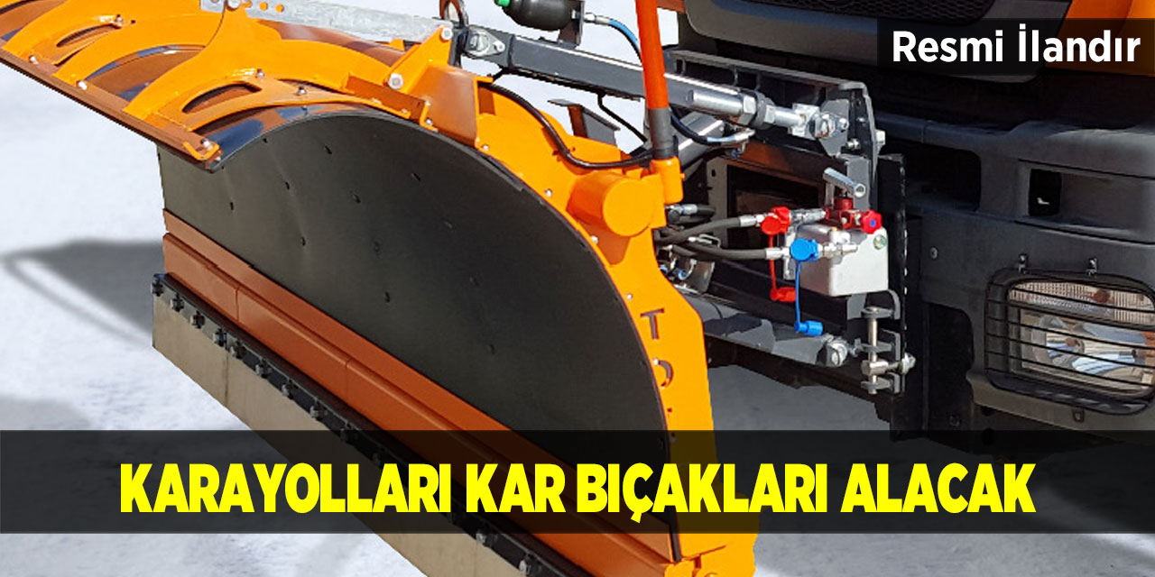 Karayolları kar bıçakları alacak