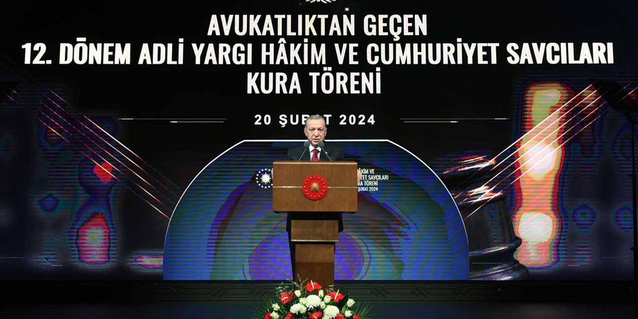 Cumhurbaşkanı Erdoğan'dan kura töreninde "Huzuru güçlendirme" mesajı