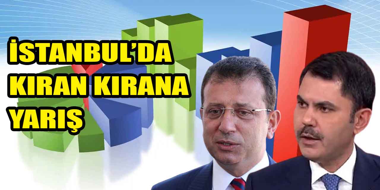 Son anket açıklandı: İstanbul'da kim önde? Murat Kurum ve Ekrem İmamoğlu arasındaki fark kaç puan?