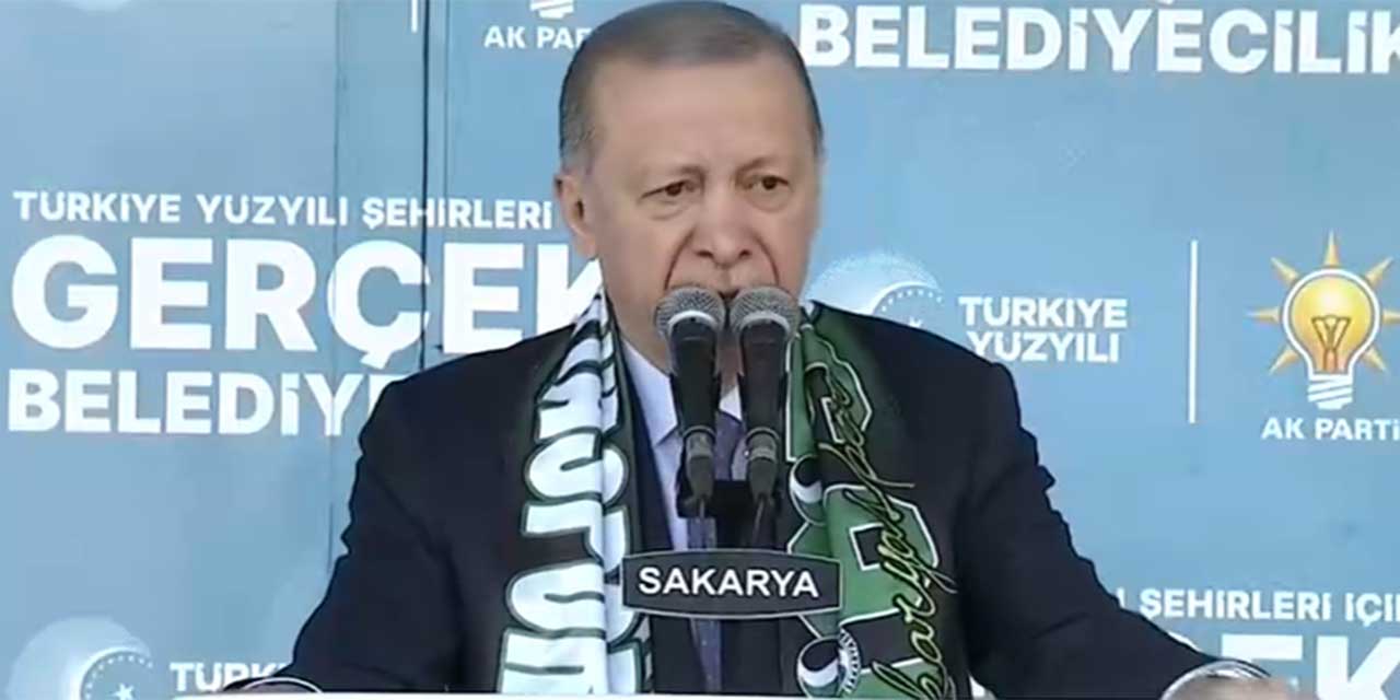 Cumhurbaşkanı Erdoğan Sakarya'dan seslendi!