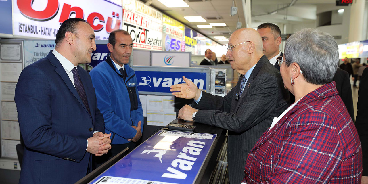 Yenimahalle Belediye Başkanı Fethi Yaşar Ankara Şehirlerarası Terminal İşletmesi’ni ziyaret etti