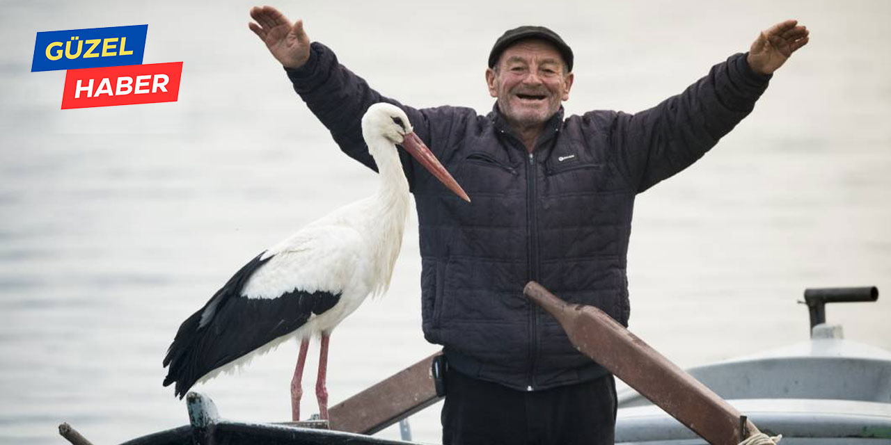 Adem Yılmaz'ın can dostu Yaren Leylek tekrar geldi!