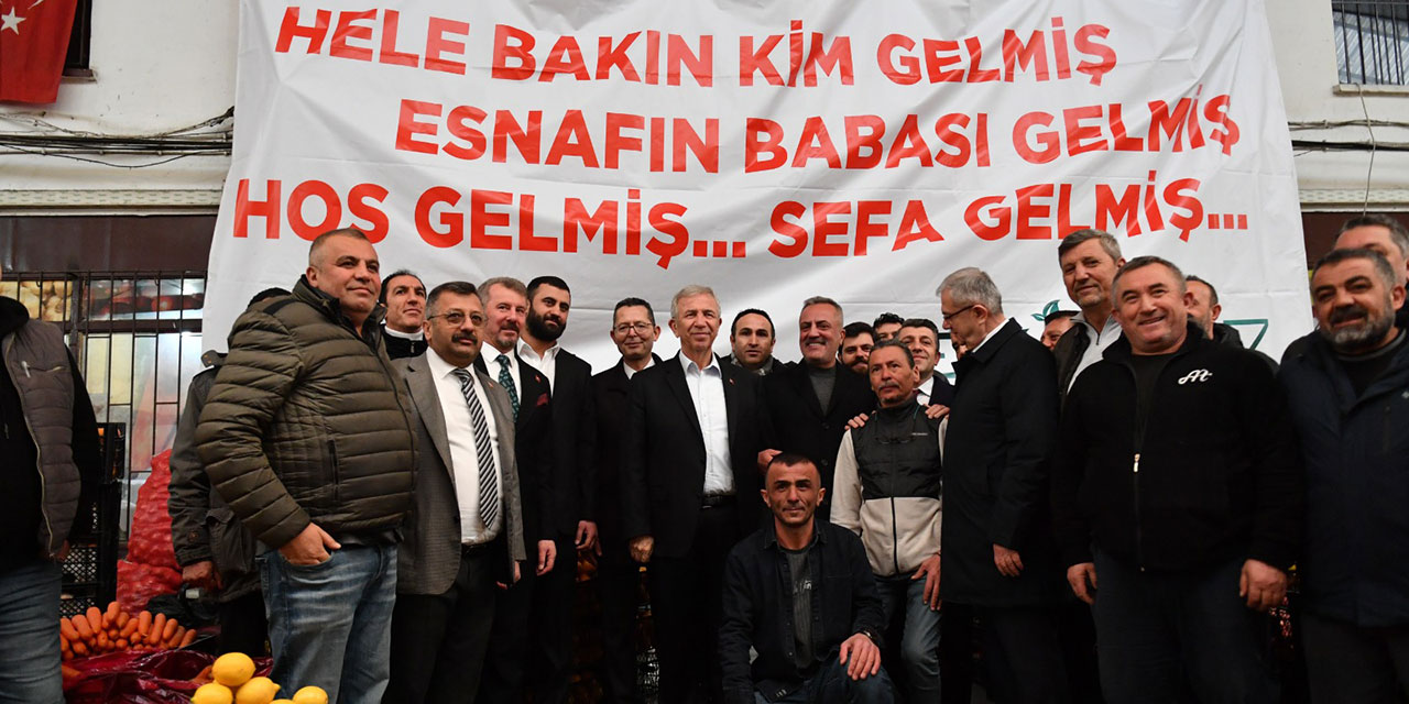 Ankara Büyükşehir Belediye Başkanı Mansur Yavaş, esnafın 'halini' sordu