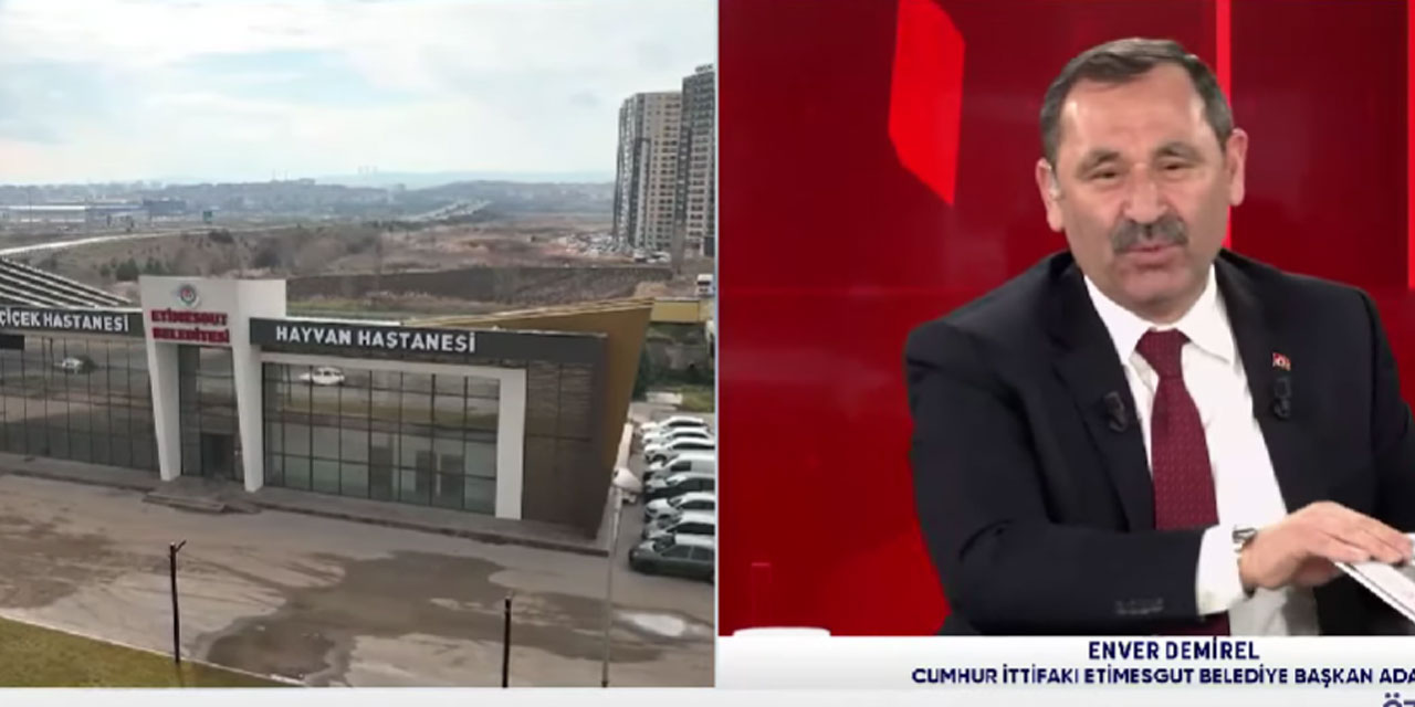 Etimesgut Belediye Başkanı Enver Demirel, canlı yayında açıklamalarda bulundu: Etimesgut'ta seçim iki alternatifli