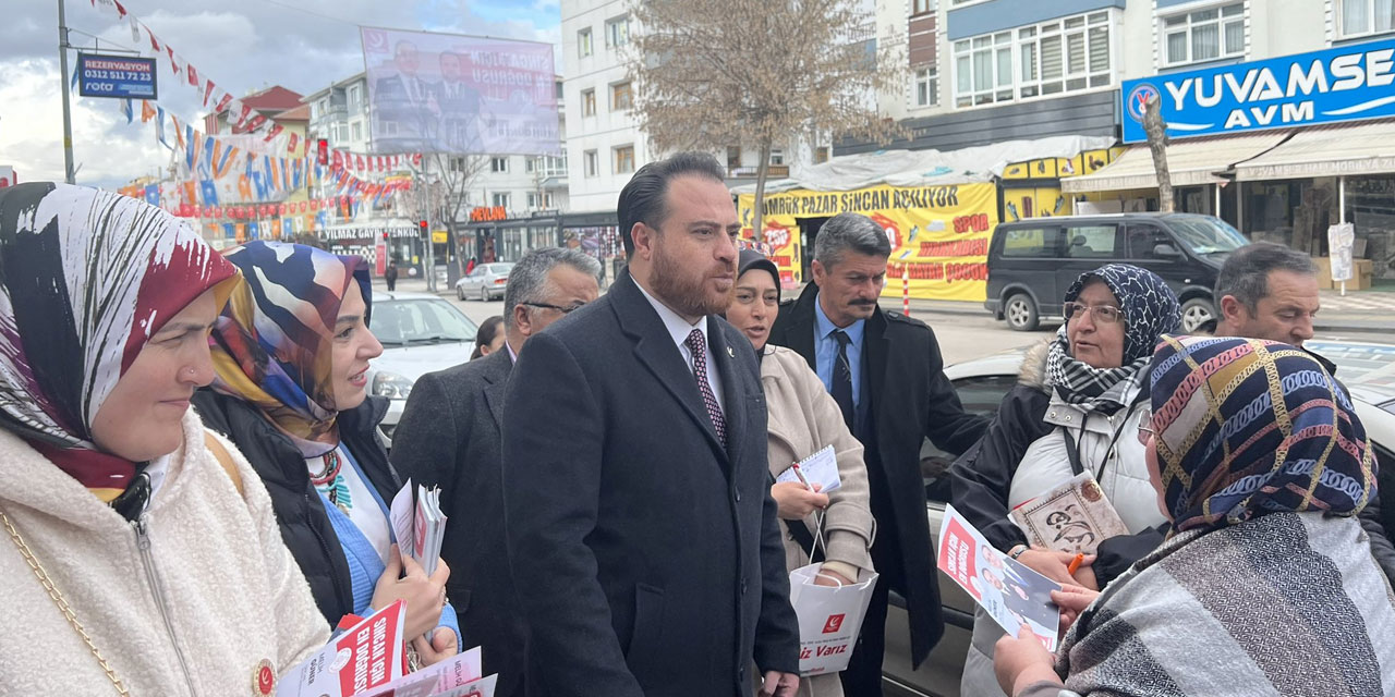 Yeniden Refah Partisi Melih Güner ile Sincan'da iddialı: "Açık ara öndeyiz