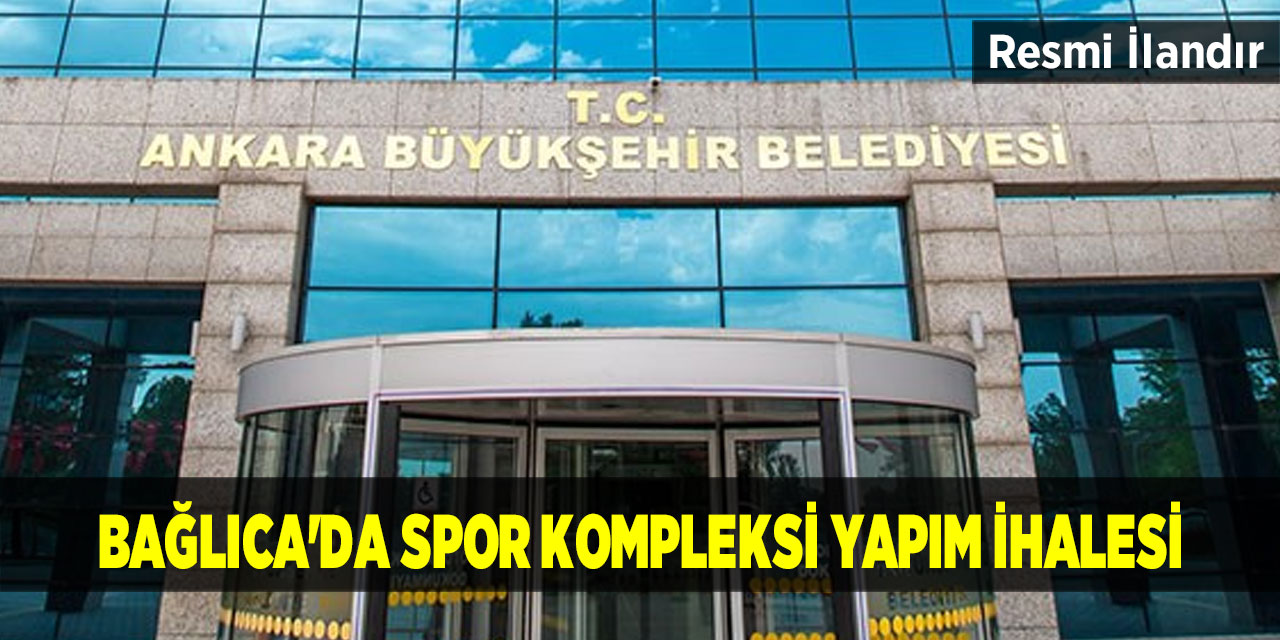 Bağlıca'da Spor Kompleksi Yapım İhalesi