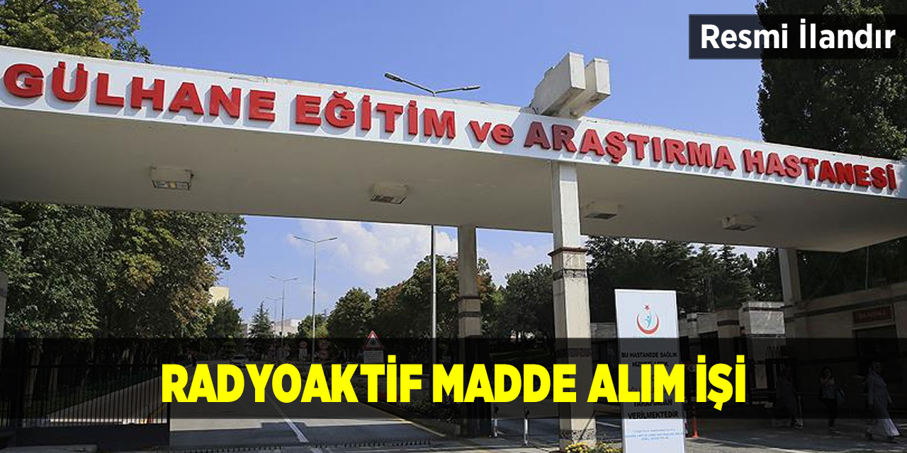 Radyoaktif madde alım işi