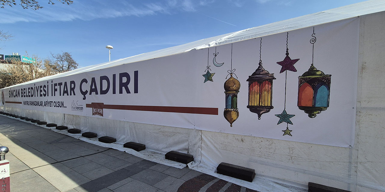 Sincan ramazanı coşkuyla karşıladı: 6 farklı noktaya iftar çadırı kuruldu!