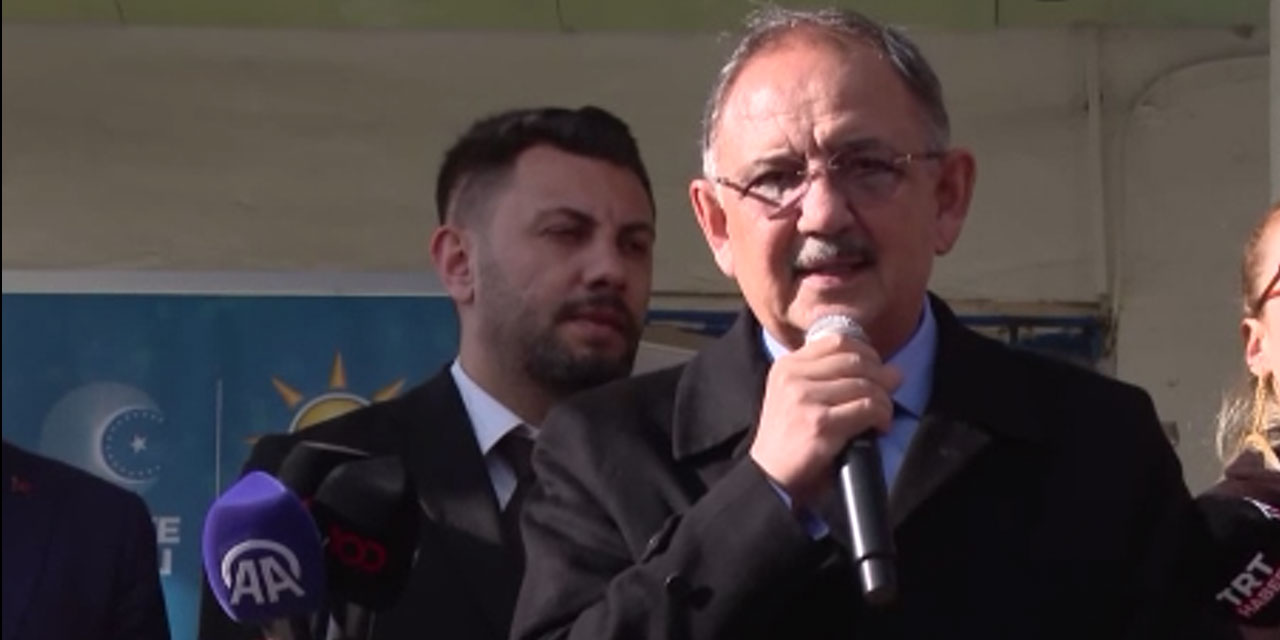 Bakan Mehmet Özhaseki, Mamak Mutlu Mahallesi’nde konuştu: “Asrın değil bin yılın felaketi”