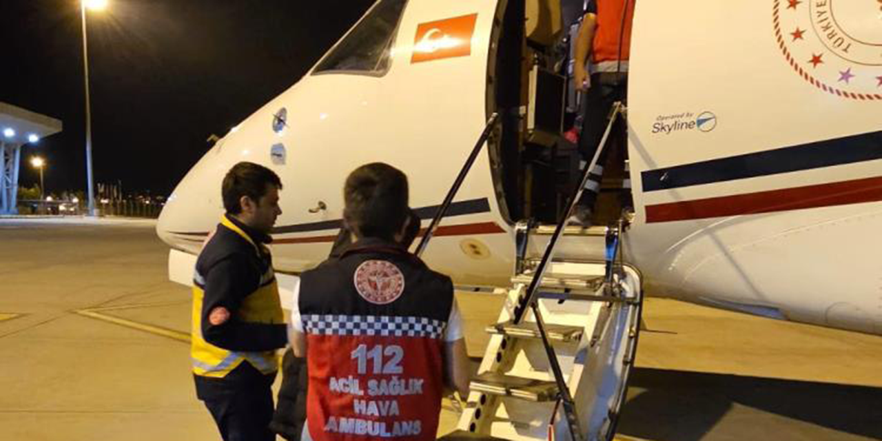 Bingöl'de ambulans uçak 13 yaşındaki çocuk için havalandı!