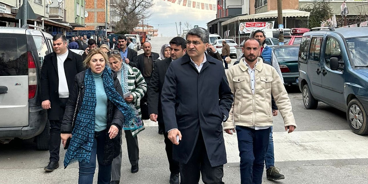 DEVA Partisi Altındağ'da seçim çalışmalarını sürdürüyor: Altındağ'da bir ceviz 2 TL