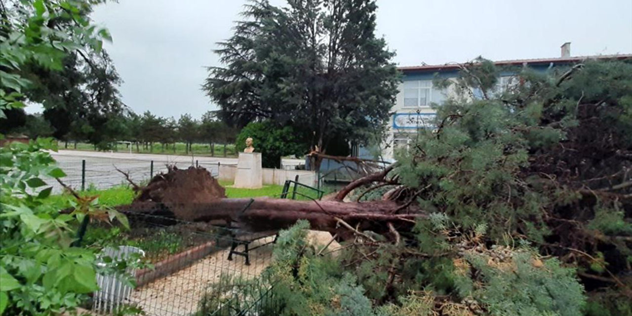 Çorum'da sağanak yağış hayatı olumsuz etkiledi