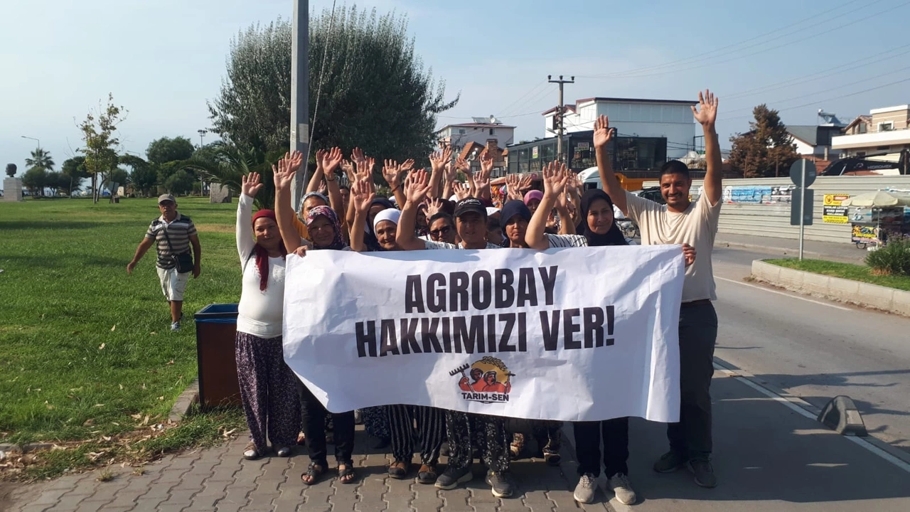 Agrobay işçileri Ankara'ya yürüyor
