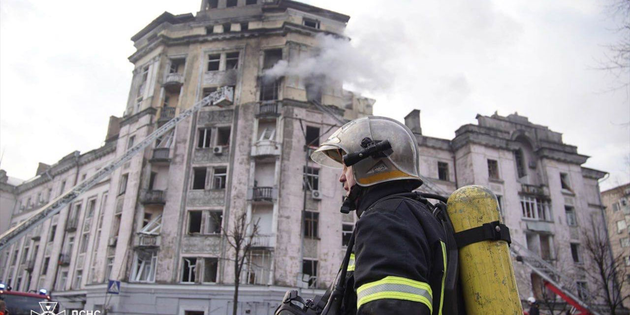 44 günün sonunda Rusya, Ukrayna'nın Başkent'i Kiev'i vurdu!