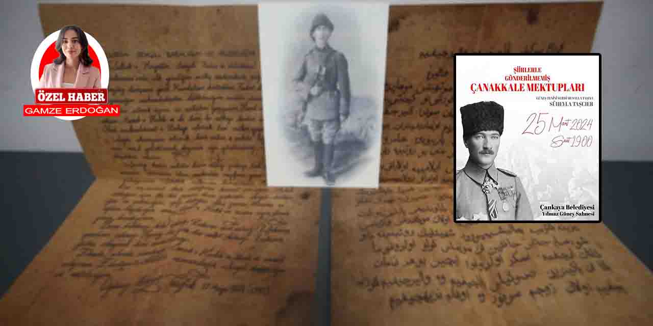 "Şiirlerle Gönderilmemiş Çanakkale Mektupları" dinletisi Ankaralılarla buluşuyor