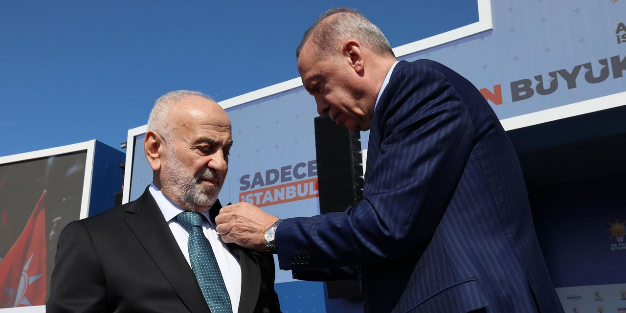 Yeniden Refah Partisi'nden istifa eden Suat Pamukçu AK Parti'ye katıldı: Rozeti İstanbul Mitinginde Erdoğan taktı