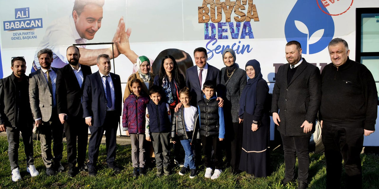 DEVA Partisi Lideri Ali Babacan, Yerel seçim çalışmalarını Samsun'da sürdürdü