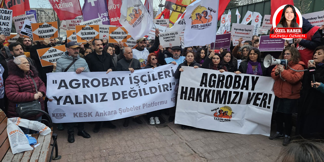 Tarım İşçileri Sendikasına üye olduğu için işten çıkarılan 39 işçi Ankara'da: "Geri adım atmayacağız"