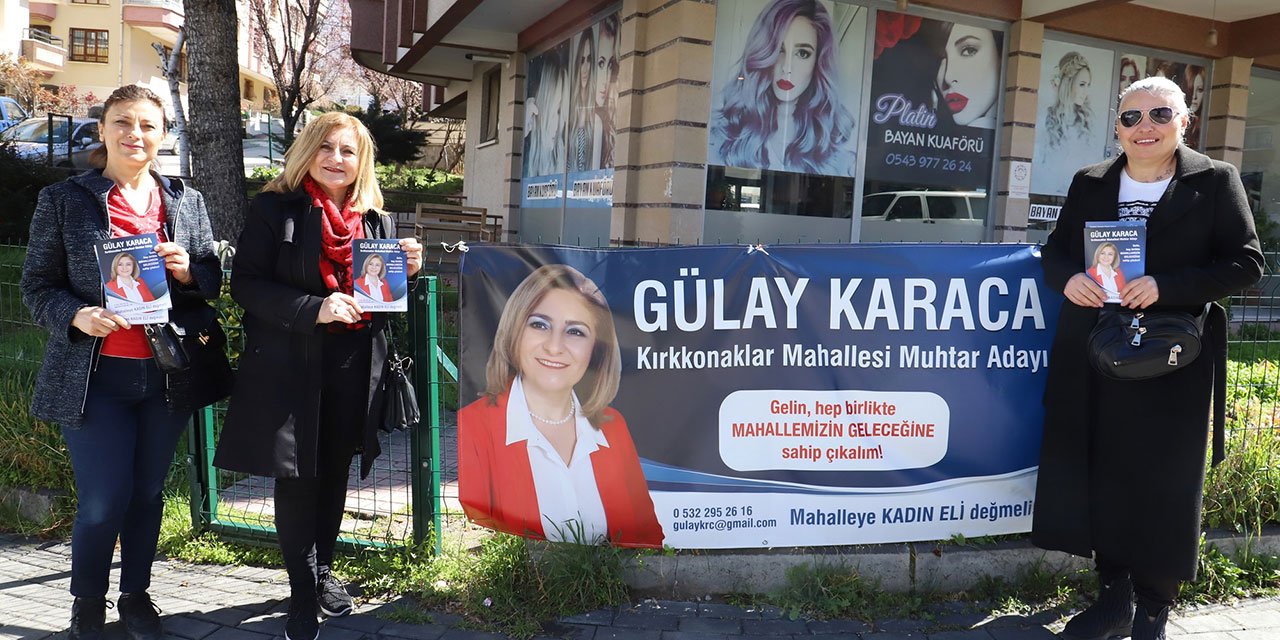 Ankara Kulübü Derneği yöneticilerinden Gülay Karaca muhtarlığa hazırlanıyor!