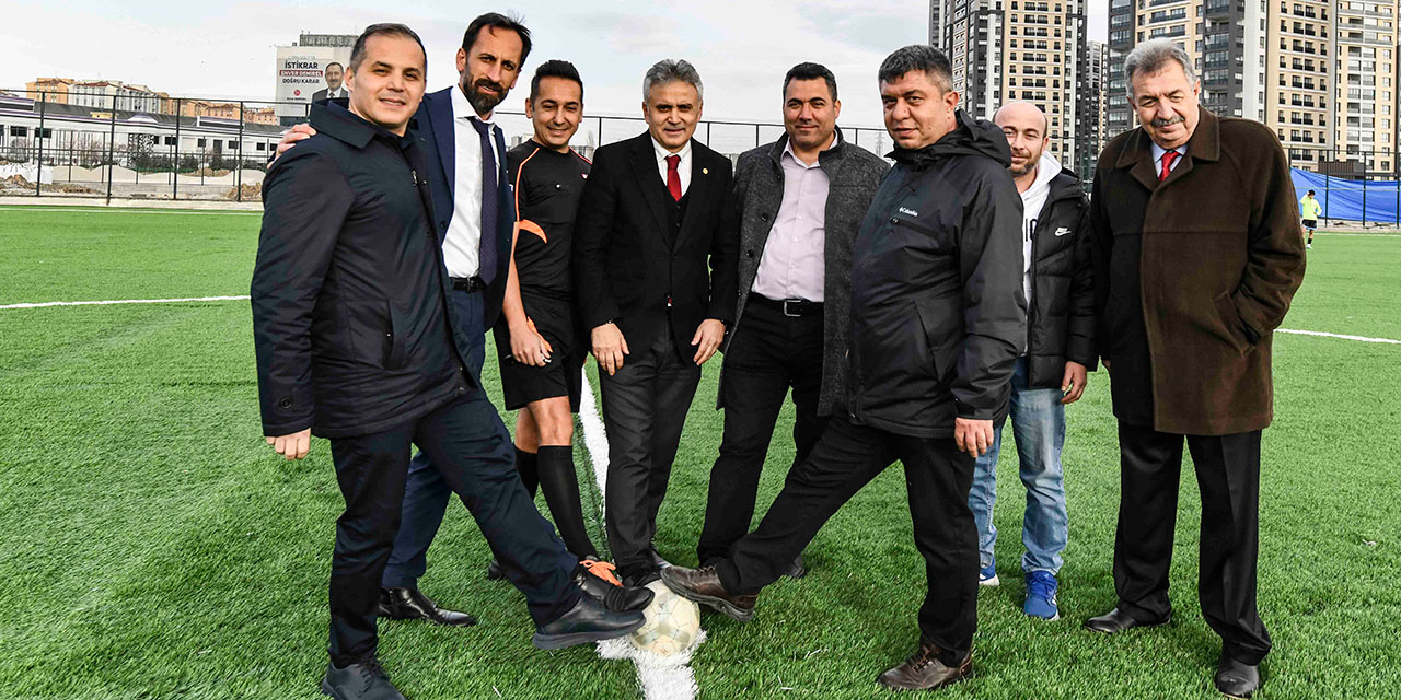 Ankara'nın Yeni spor tesisinde ilk maç heyecanı