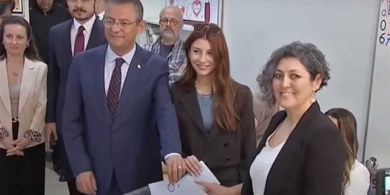 Özgür Özel genel başkan olarak ilk kez sandığa gitti!