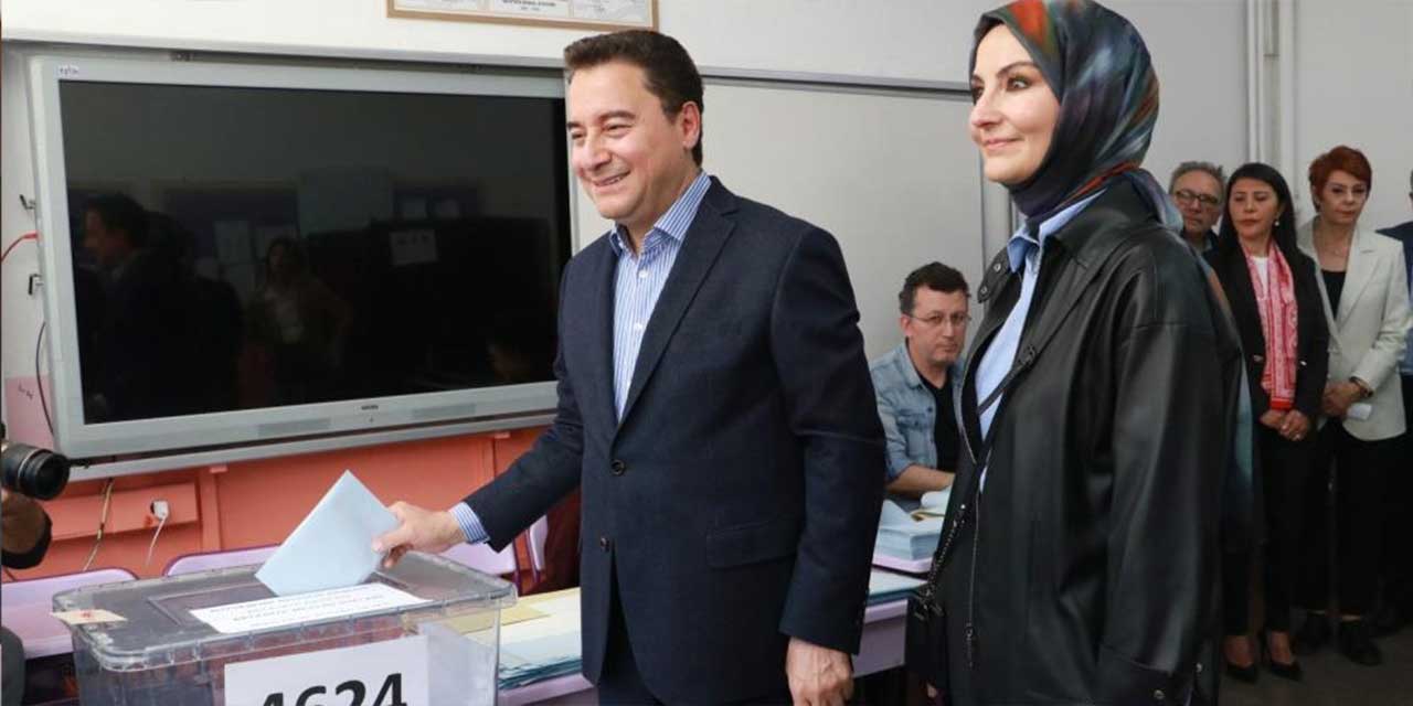 Ali Babacan sandık başından seslendi: ''Türkiye'nin bütün sorunlarını aşması mümkün''