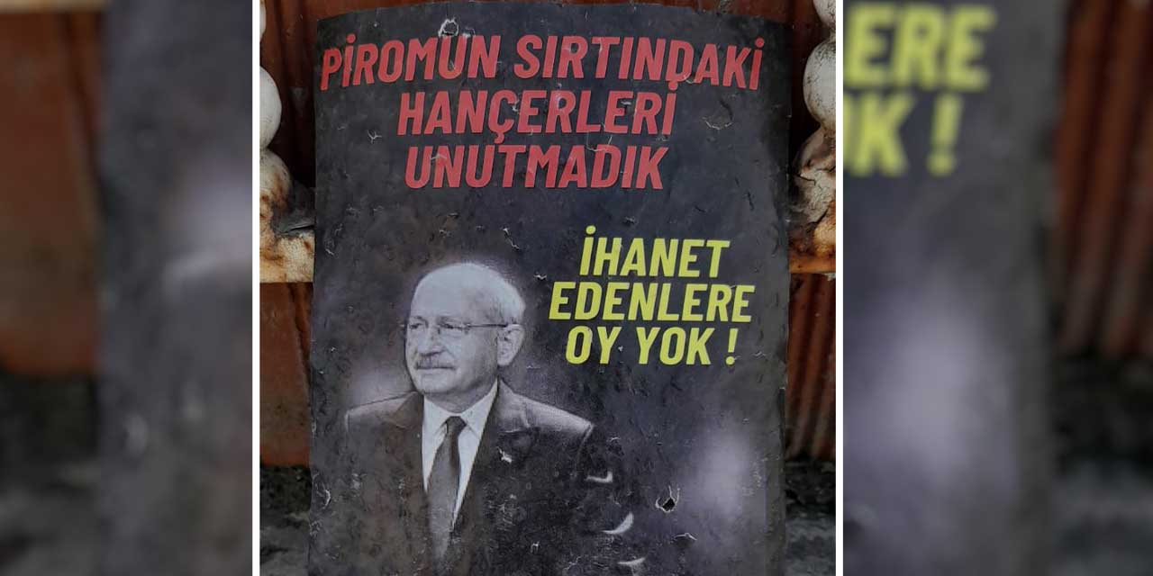 Batıkent’te CHP’ye Kılıçdaroğlu protestosu: ''Piromun sırtındaki hançerleri unutmadık''