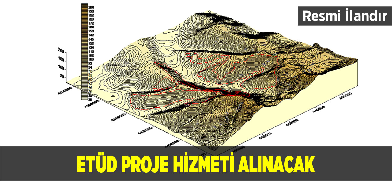 Etüd proje hizmeti alınacak