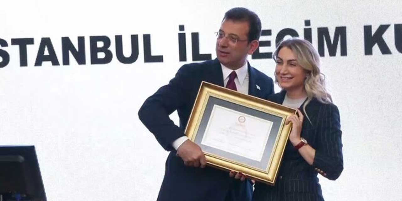 Ekrem İmamoğlu mazbatayı aldı: Eşitlik vurgusu!